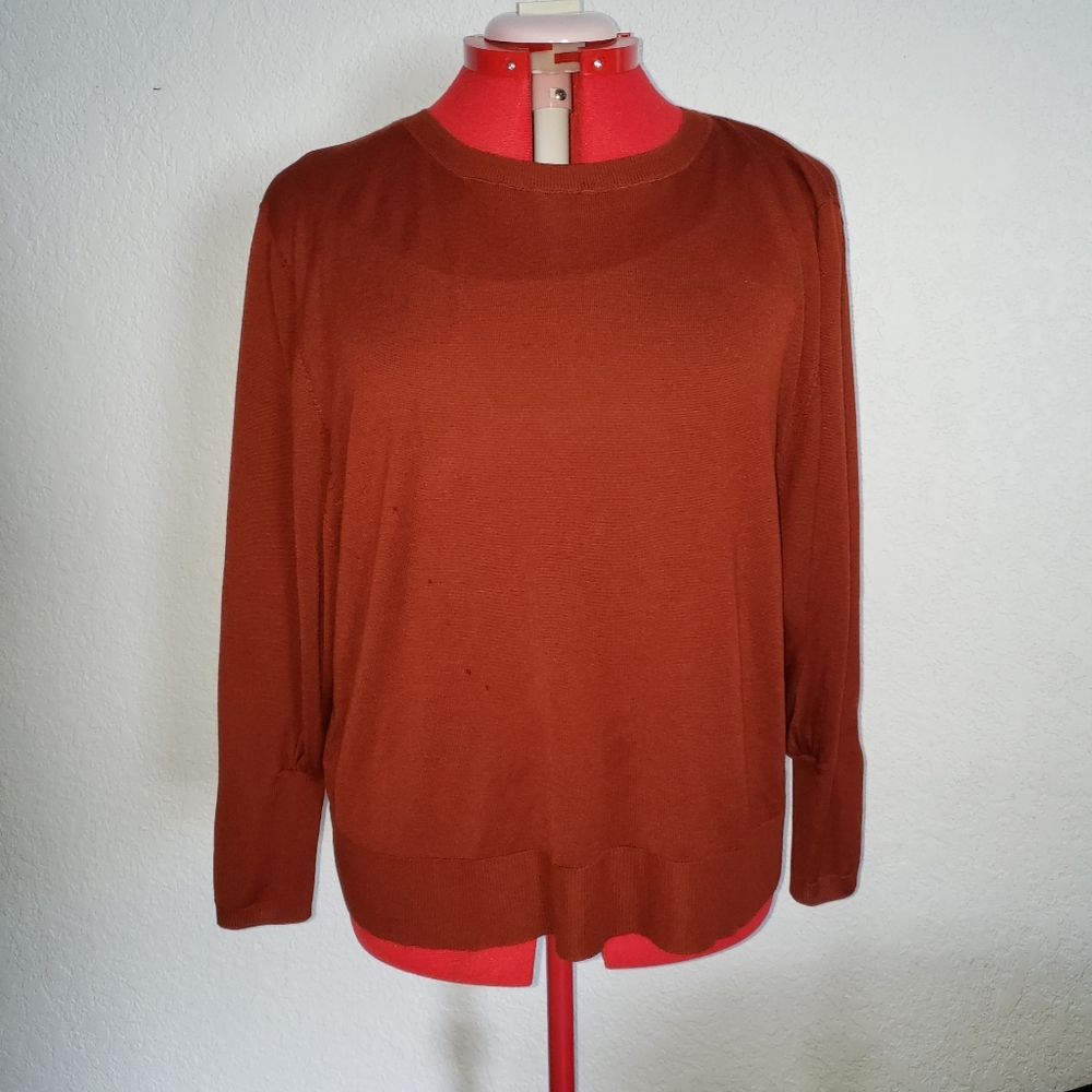 Zara knit Large Orange top